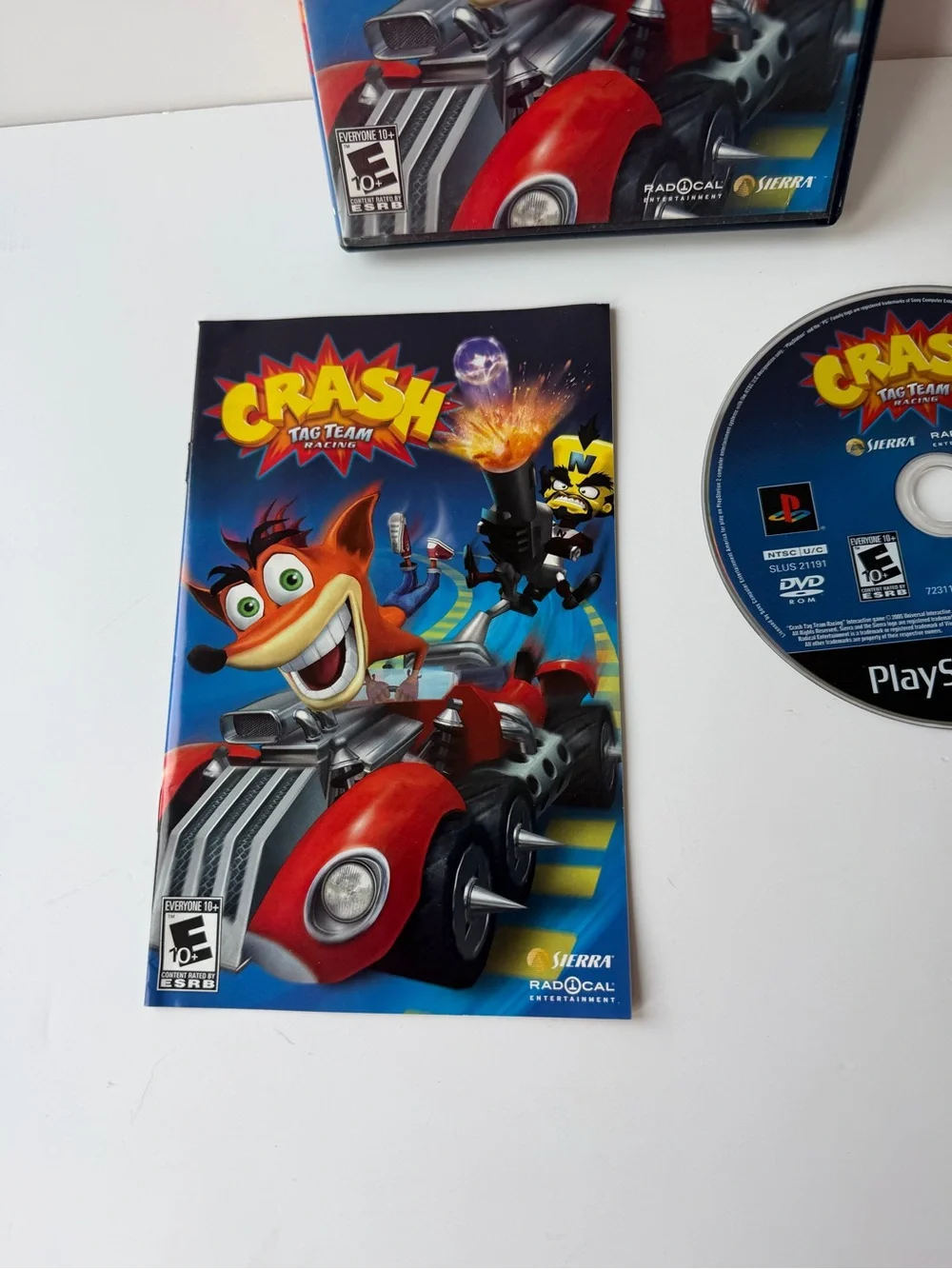 Sony crash tag